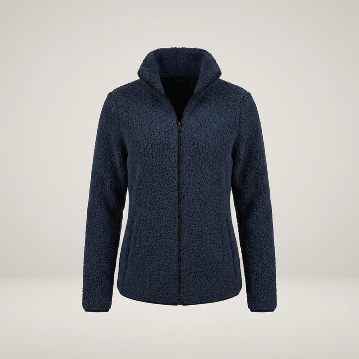 Anja | Damen Fleecejacke mit Stehkragen
