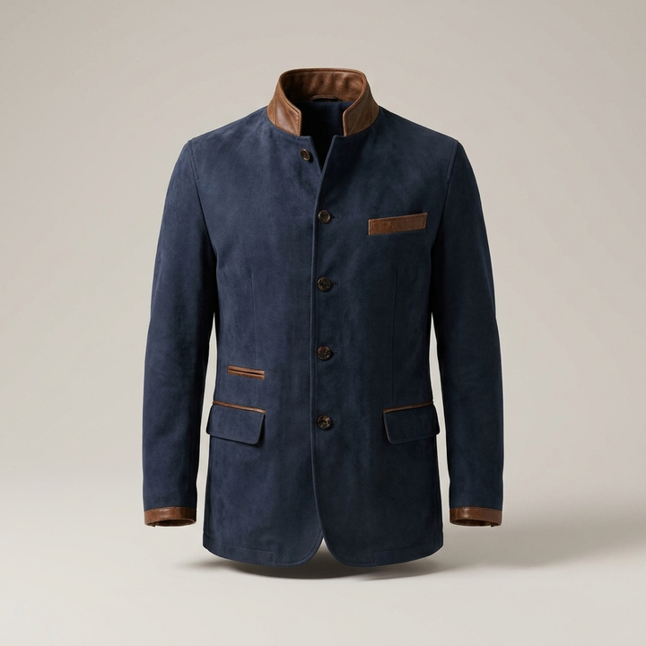 Benjamin | Herren Gefütterte Jacke mit Knopfleiste