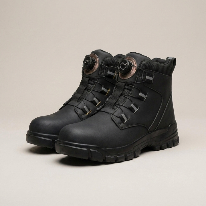 Valentin | Robuste Herren Arbeitsstiefel mit Drehverschluss