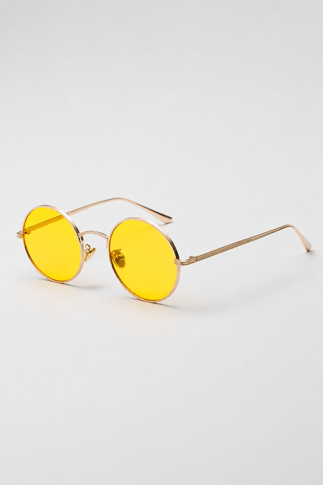 Herren-Sonnenbrille mit runder Passform | Metallrahmen und klassisches Vintage-Retro-Design