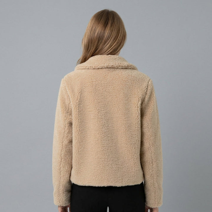 Berengaria | Damenjacke mit Knebelverschluss Teddyjacke