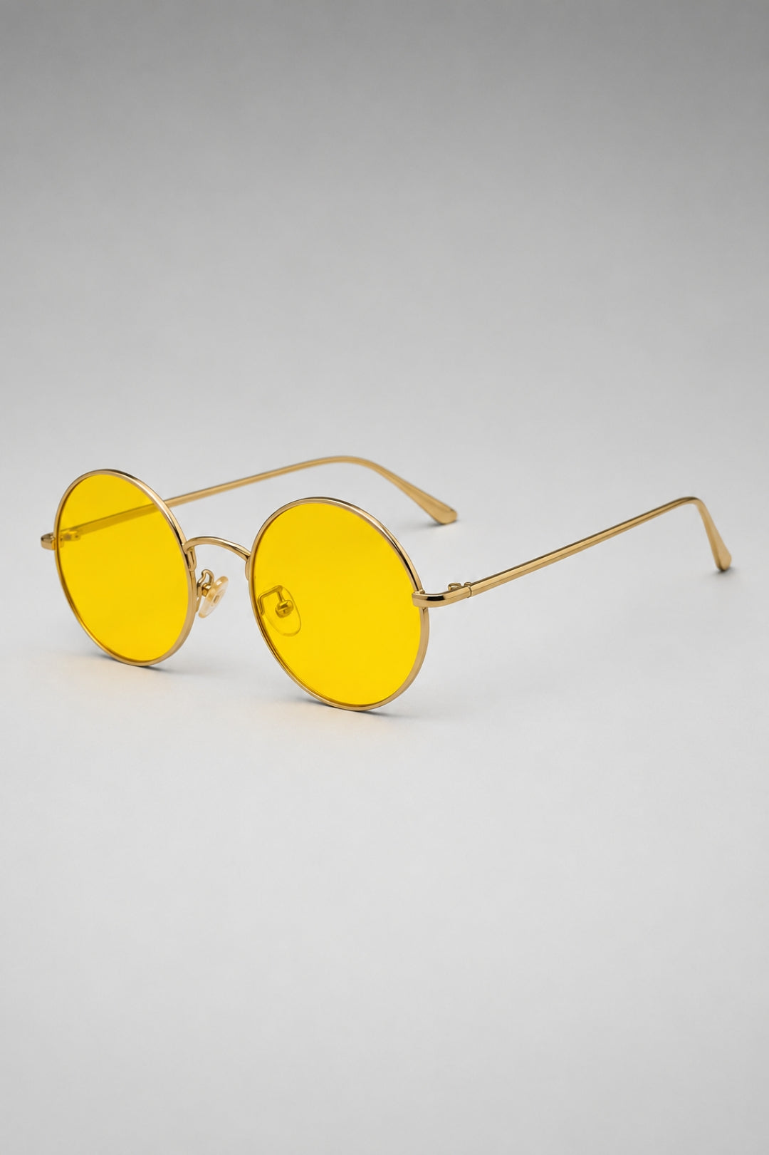 Herren-Sonnenbrille mit runder Passform | Metallrahmen und klassisches Vintage-Retro-Design