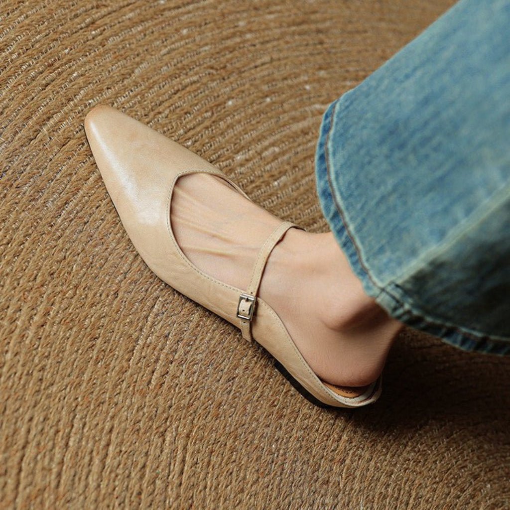 Magdalena | Damen Mules mit spitzer Spitze