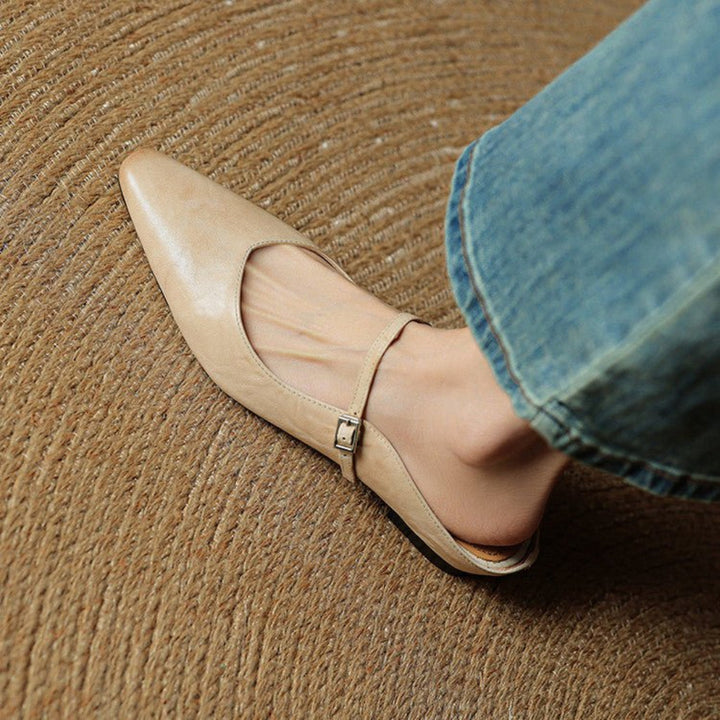 Magdalena | Damen Mules mit spitzer Spitze