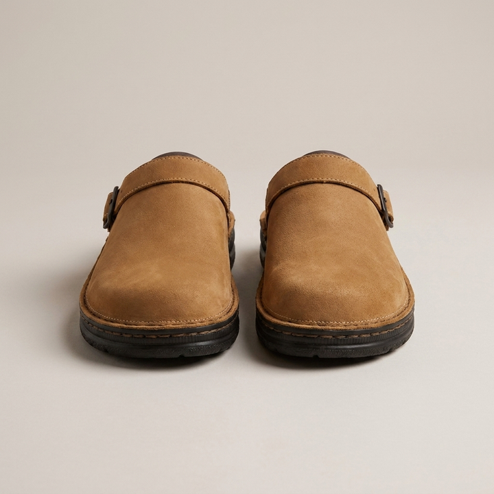 Greta | Damen Alltag Komfort Schnallen Clogs