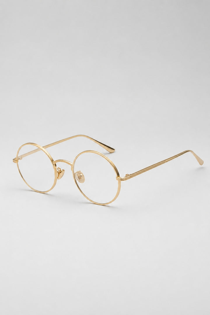 Herren-Sonnenbrille mit runder Passform | Metallrahmen und klassisches Vintage-Retro-Design