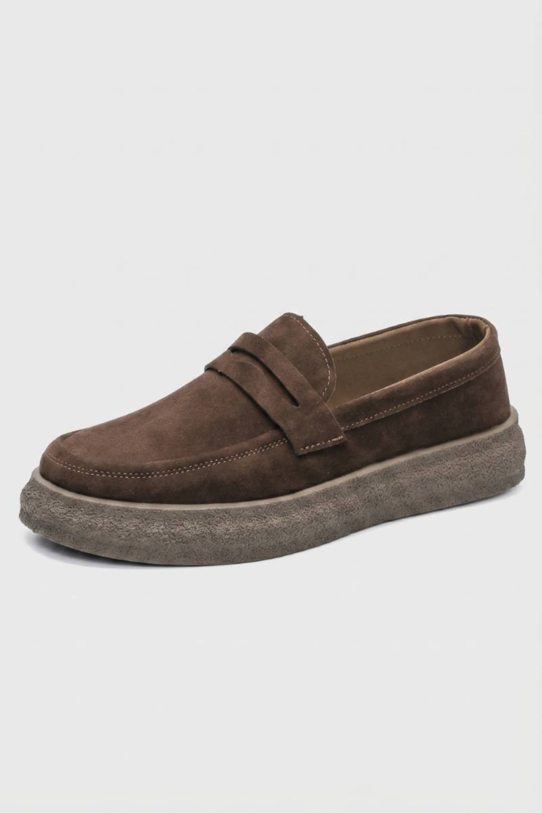 Herren-Mokassins mit bequemer Passform | Minimalistischer Stil, dicke Sohle, ohne Schnürsenkel