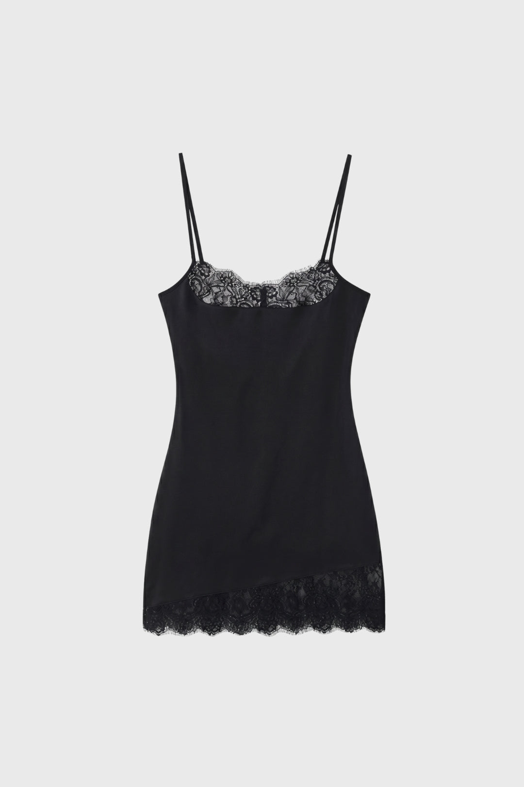 Figurbetontes Minikleid für Damen | Verstellbare Träger und schicke Details in Spitzenoptik