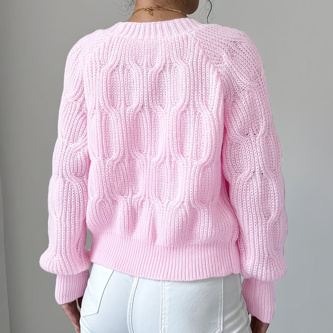 Erika | Damen Schleifen Strickjacke