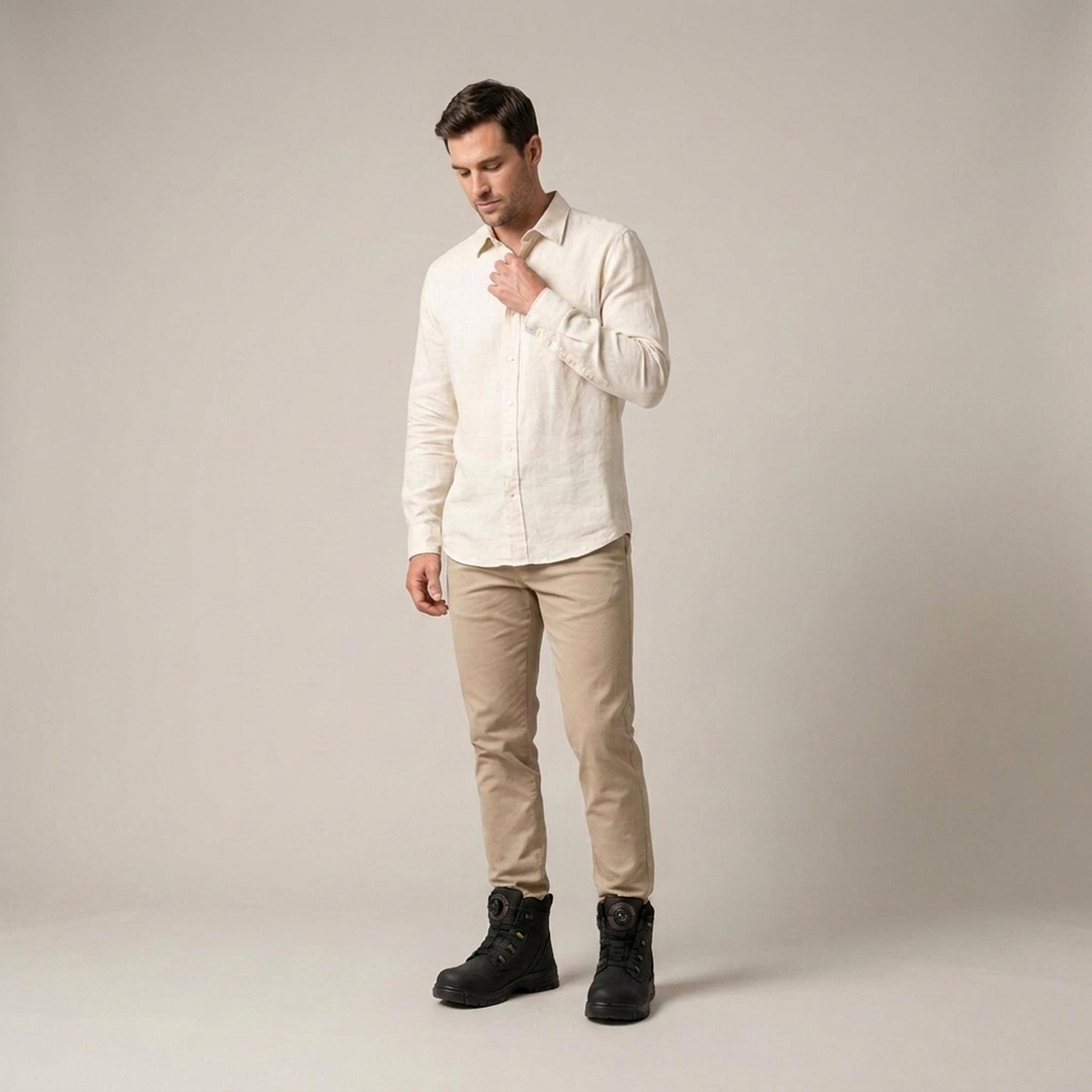Valentin | Robuste Herren Arbeitsstiefel mit Drehverschluss