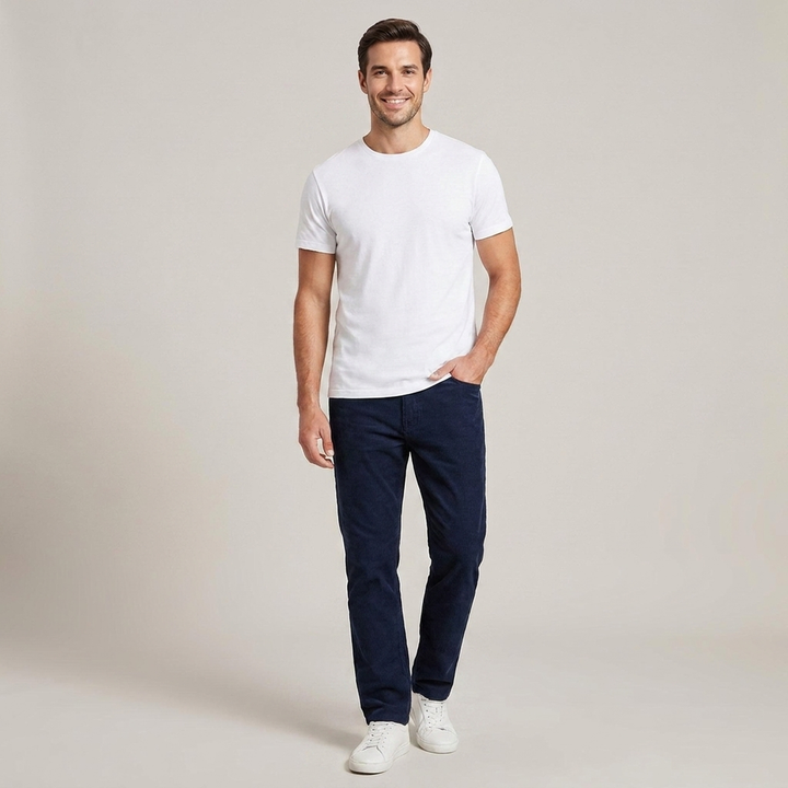 Silas | Herren Gerade Geschnittene Cordhose