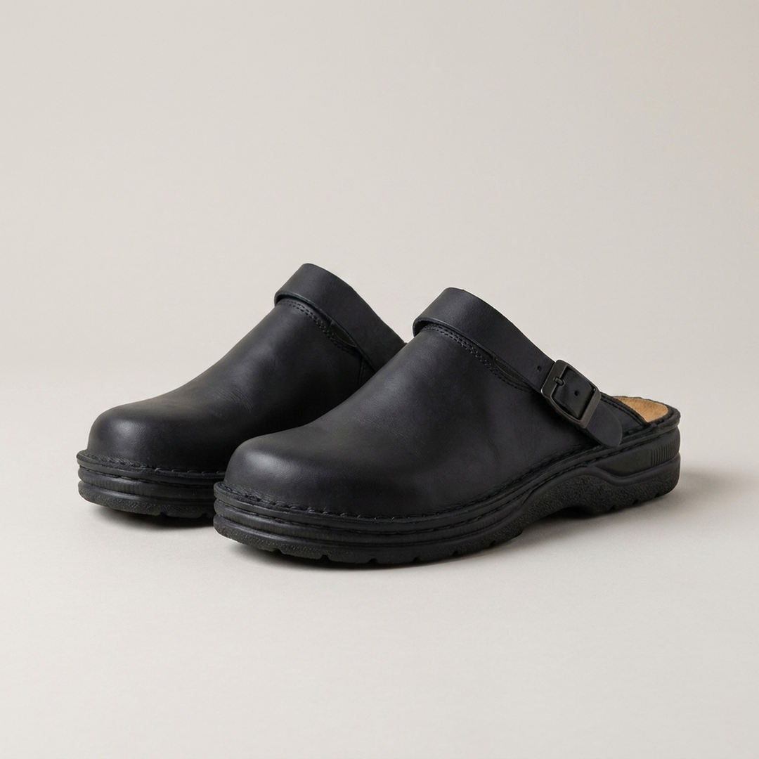 Greta | Damen Alltag Komfort Schnallen Clogs