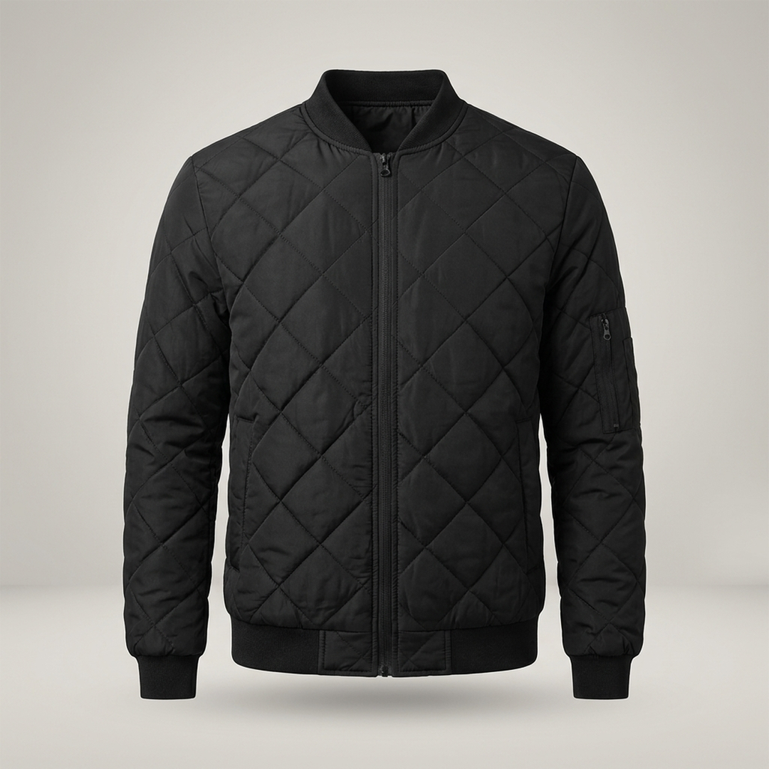 Sven | Klassische Herren Rautensteppung Blousonjacke