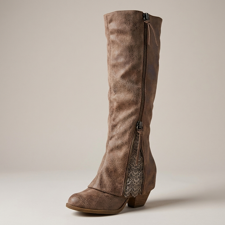 Sarah | Elegante Damenstiefel mit Blockabsatz