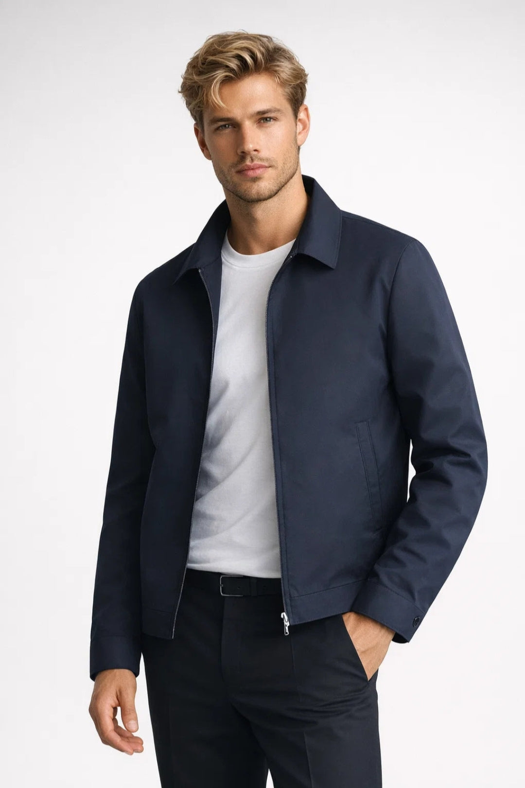 Herrenjacke Frühling | Business Casual | Kariertes Futter | Eleganter Look fürs Büro