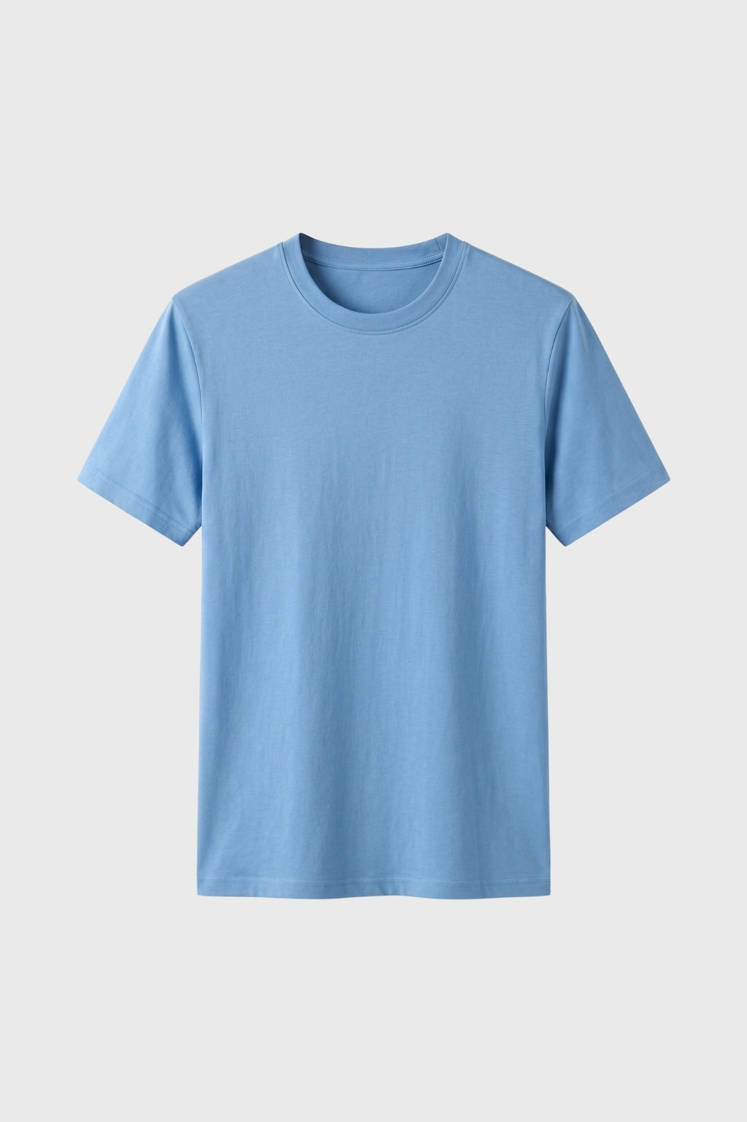 Herren-T-Shirt | Klassische Passform &amp; Rundhals | Himmelblau