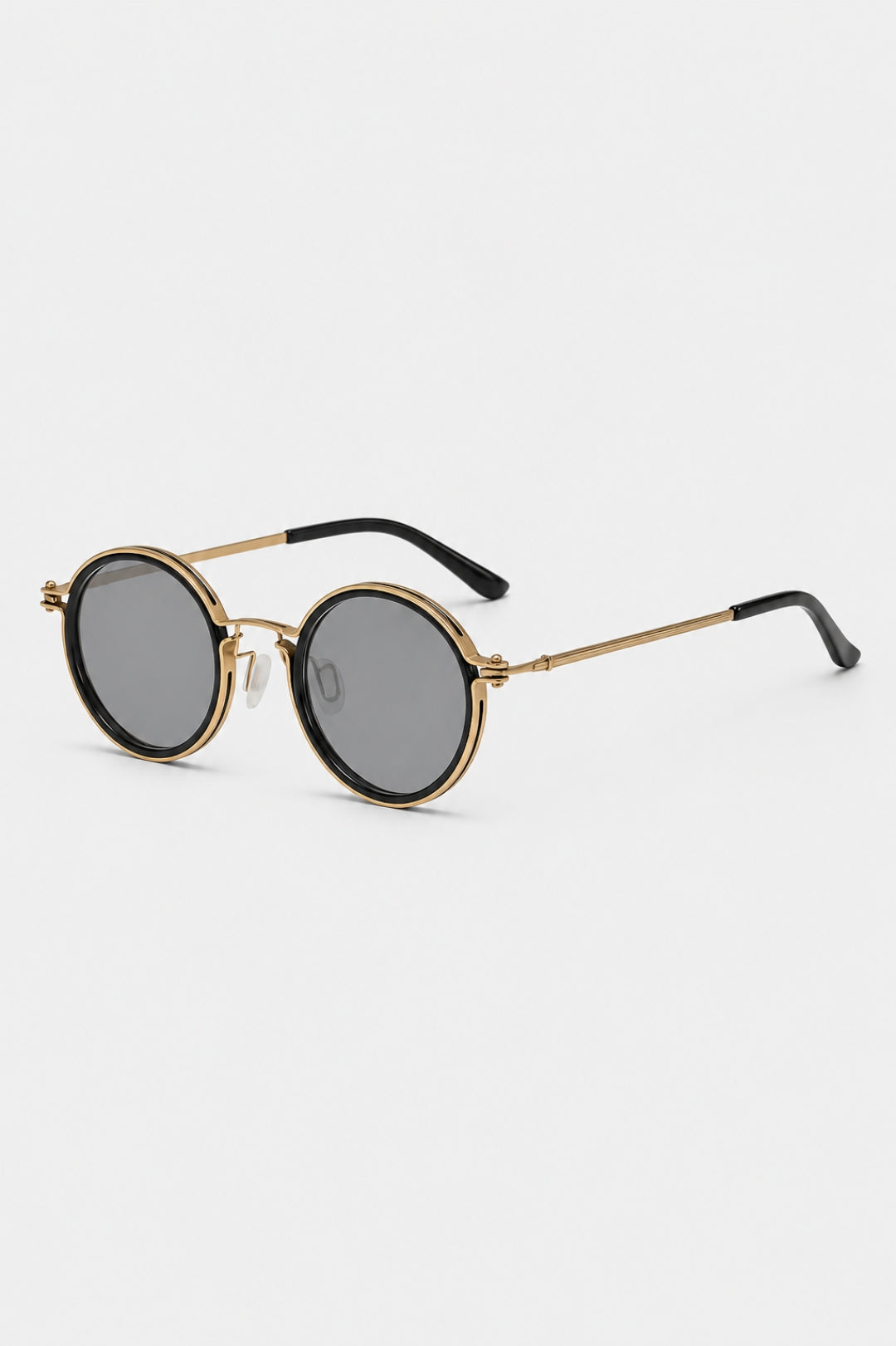 Herren-Sonnenbrille mit runder Passform | Polarisierte Gläser, UV400 und Metallrahmen