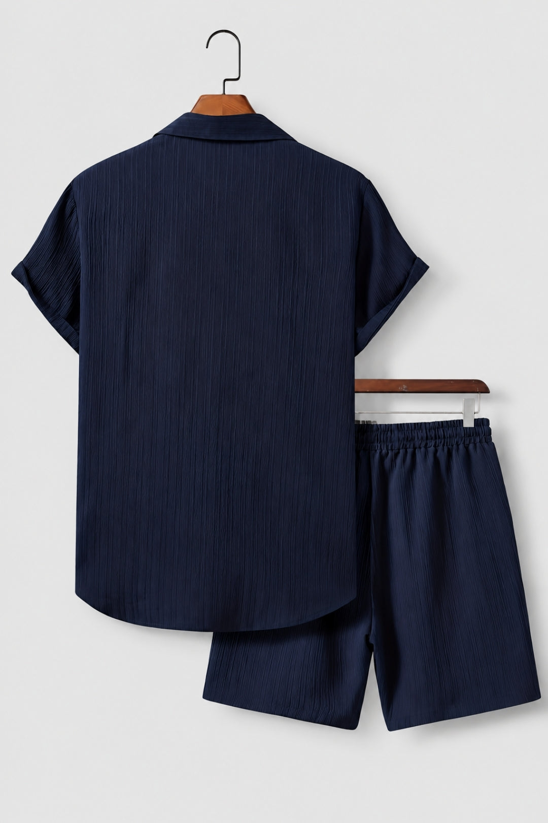 Herren Set | Oversized | Kurzarm Knopfleiste | Sommer