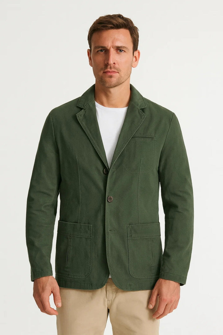 Herrenblazer| Bequeme Passform | Lässig-Schicker Stil | Leichte Jacke für Büro &amp; Freizeit