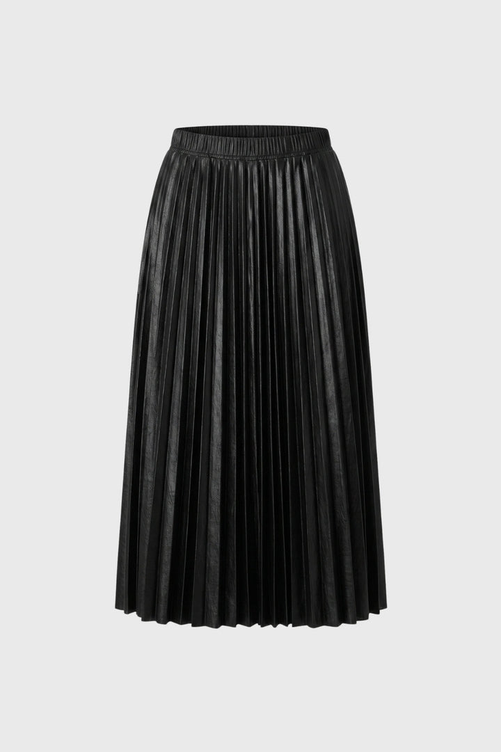 Schwarzer Plisseerock | Fließend &amp; elegant | Damen