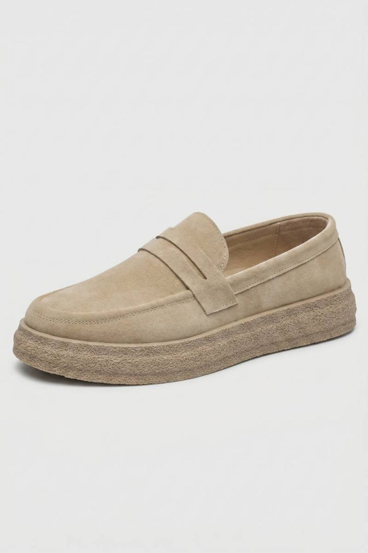 Herren-Mokassins mit bequemer Passform | Minimalistischer Stil, dicke Sohle, ohne Schnürsenkel
