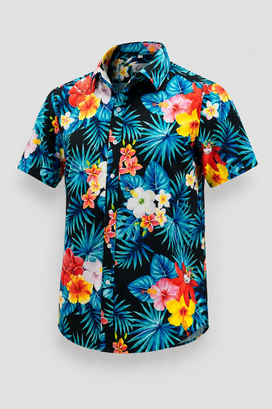 Herren Shirt | Hawaiianisches Muster | Resort-Stil | Sommer