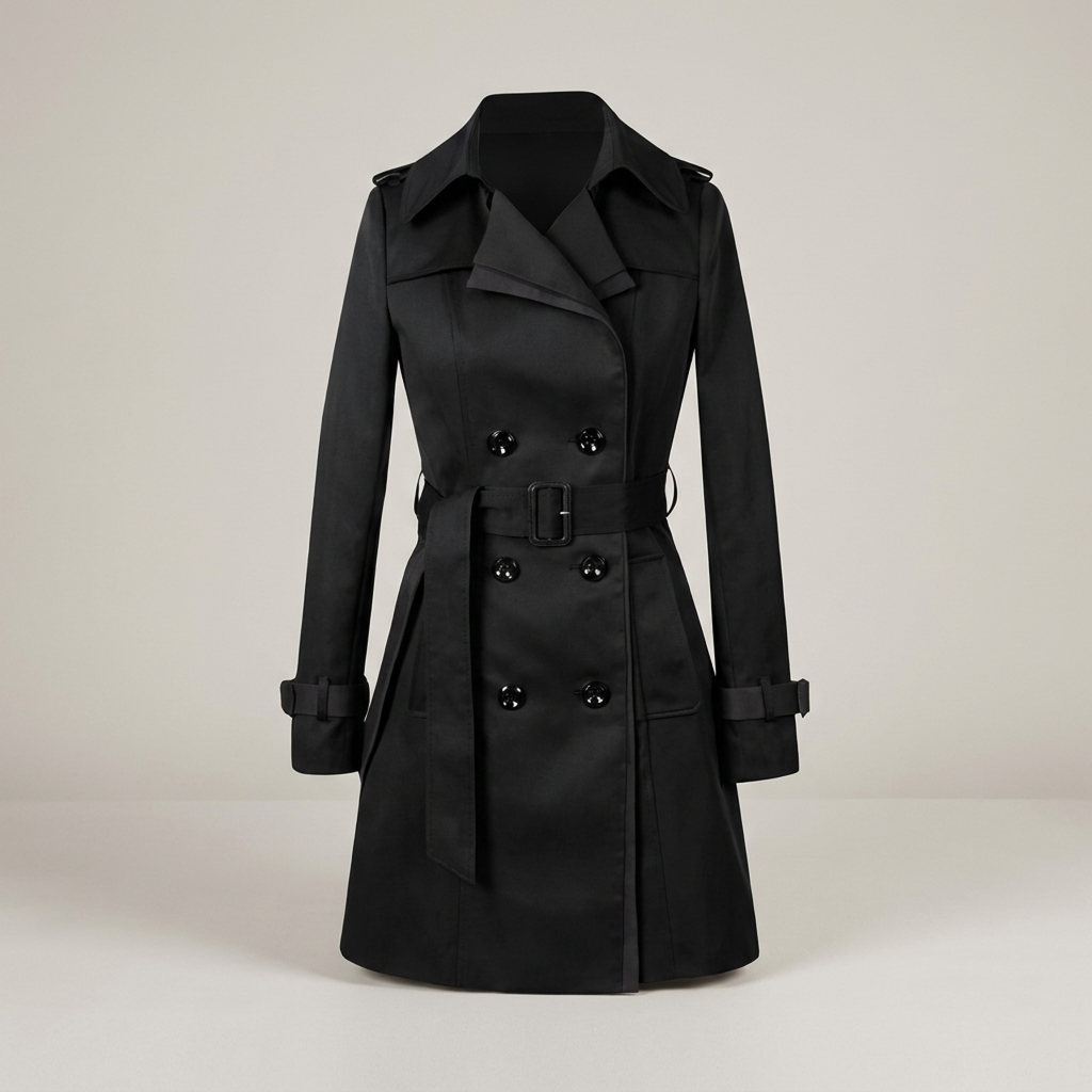 Selina | Klassischer Mantel mit elegantem Taillengürtel Trenchcoat