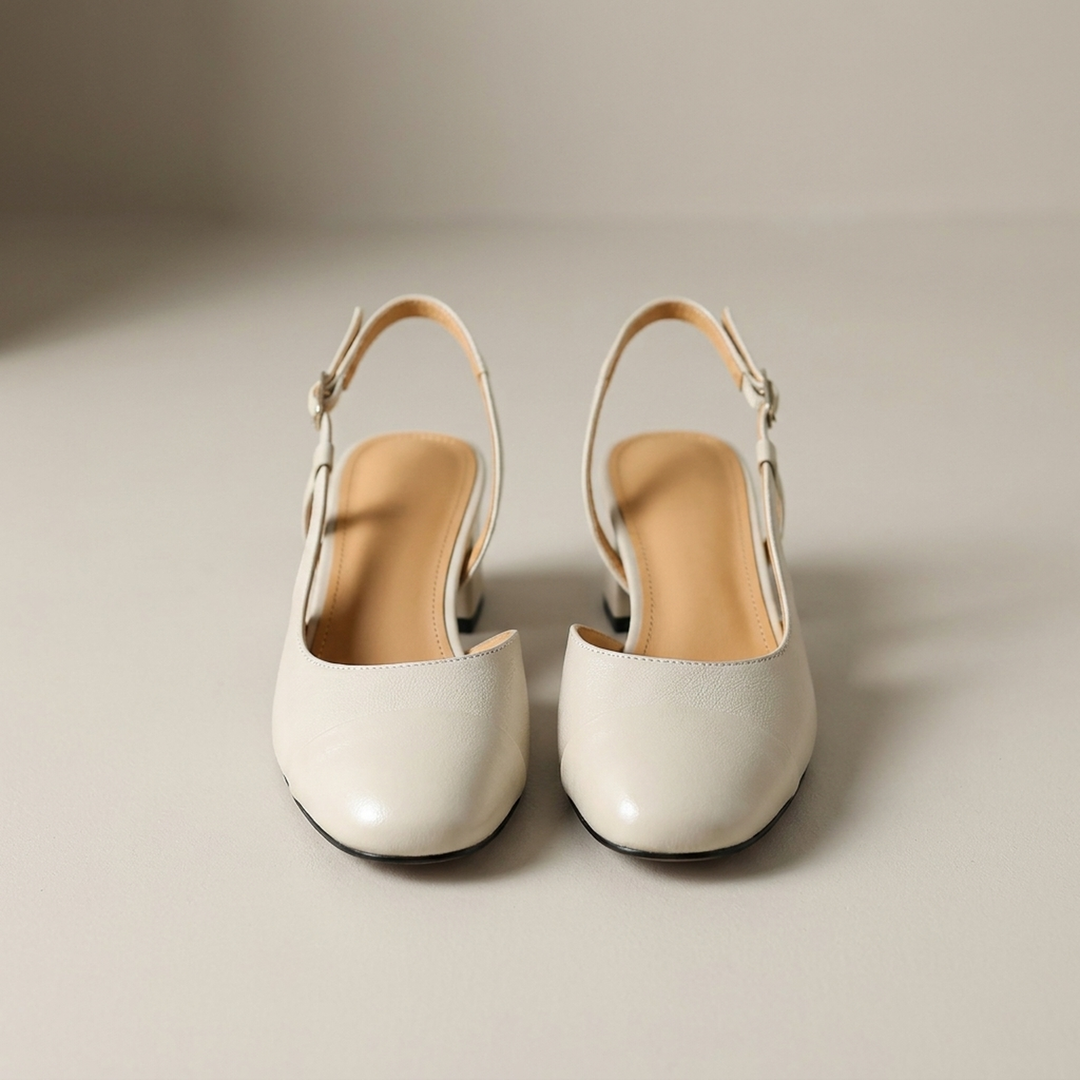 Viola | Elegante Damen Slingpumps mit Blockabsatz