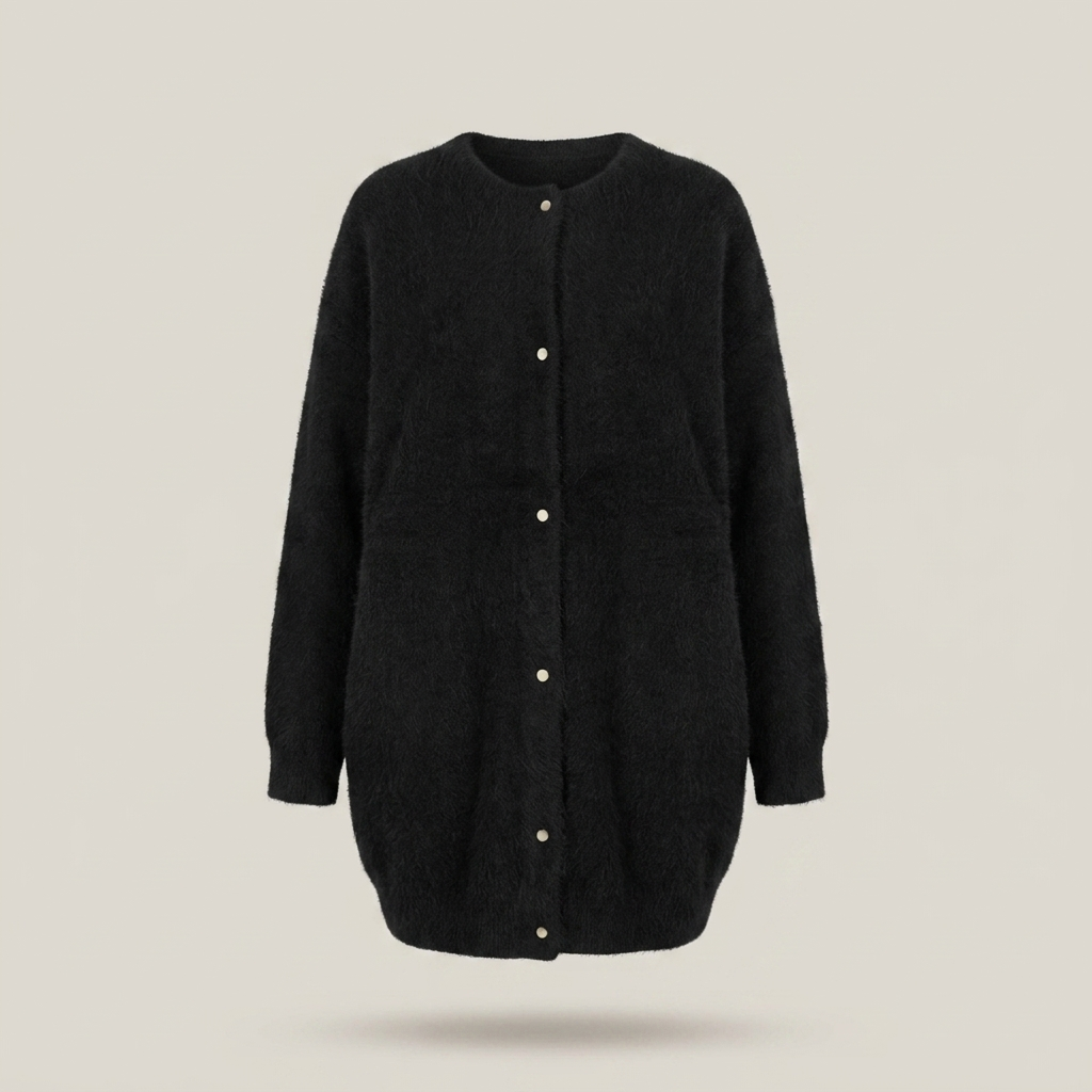Daphne | Damen Strickjacke mit Knopfleiste