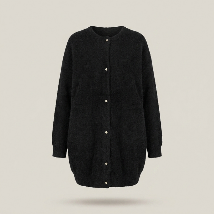 Daphne | Damen Strickjacke mit Knopfleiste