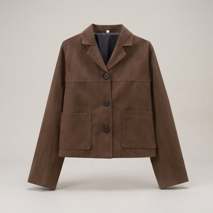 Asgard | Damenjacke mit Reverskragen und Taschen Kurzjacke