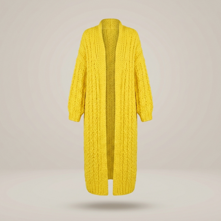 Bianca | Damen Oversize Long Strickjacke