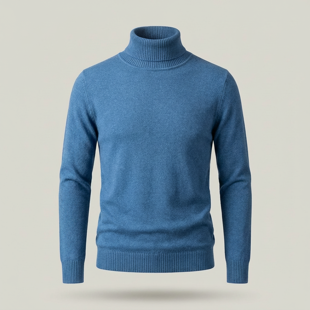 Werner | Klassischer Herren Strickpullover mit Rollkragen