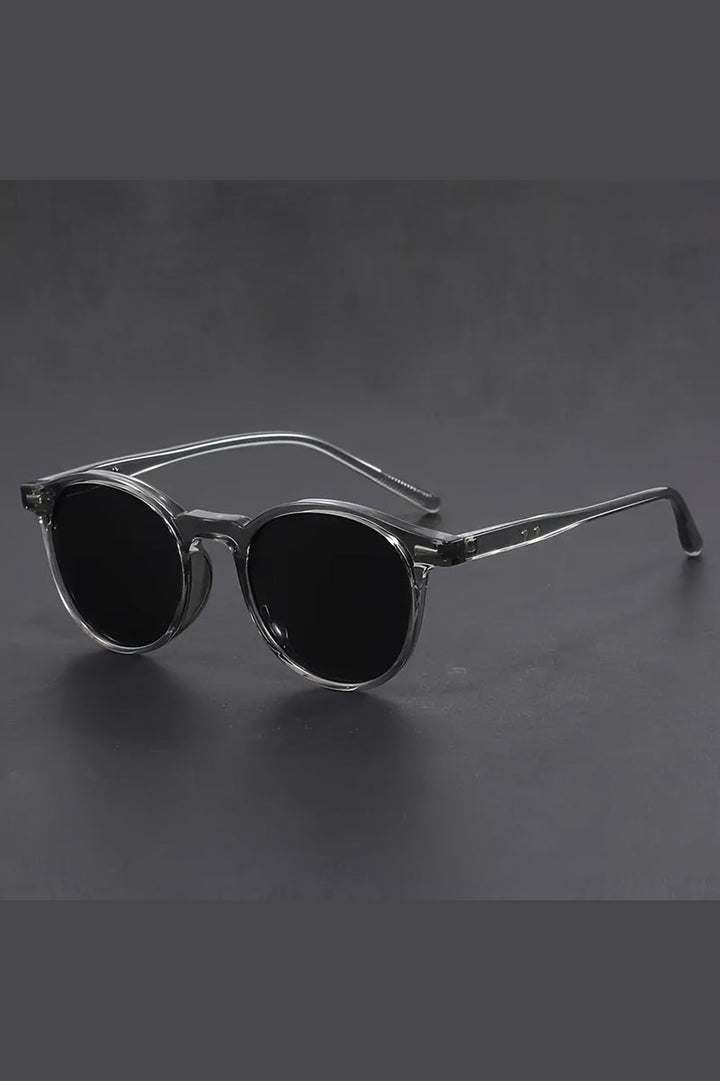 Herren-Sonnenbrille mit runder Passform | Leichter Rahmen und Retro-Schildpatt-Design