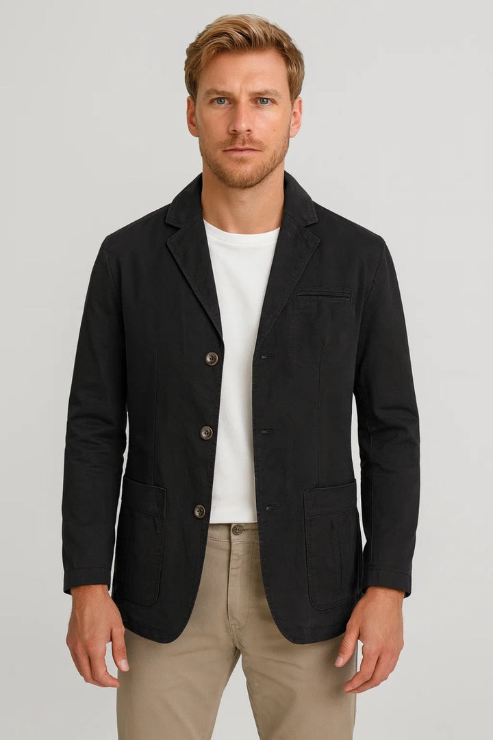 Herrenblazer| Bequeme Passform | Lässig-Schicker Stil | Leichte Jacke für Büro &amp; Freizeit