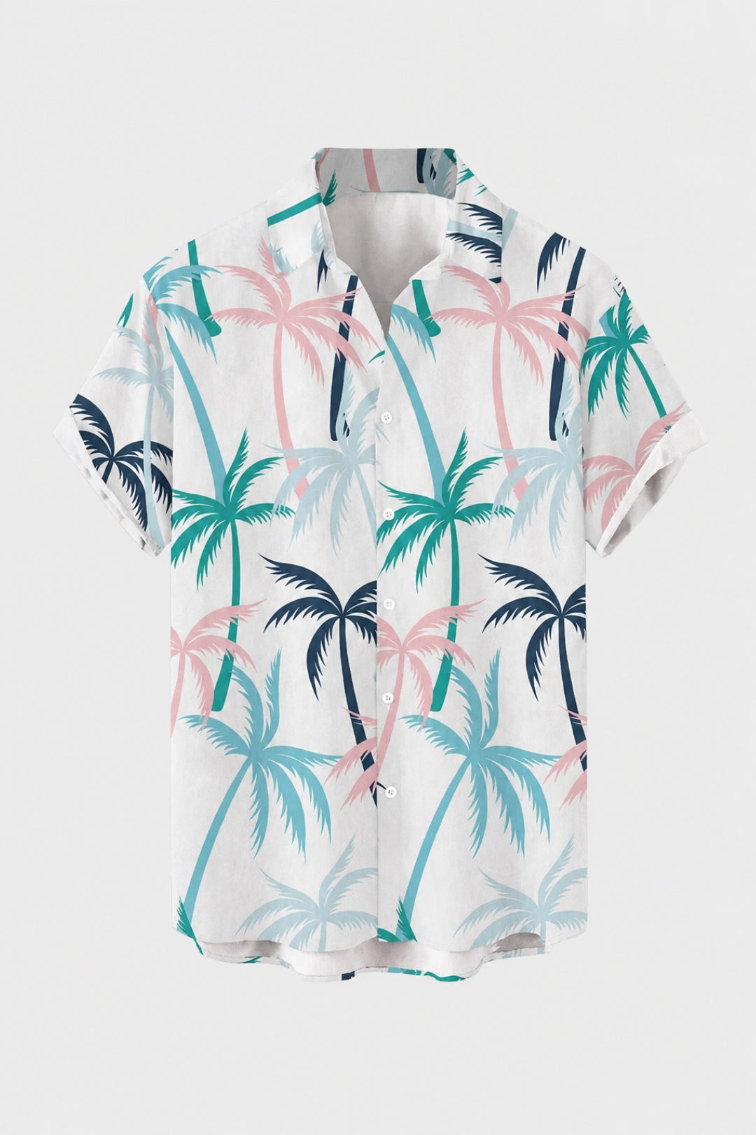 Herren Shirt | Tropenmuster | Kurzarm | Sommer