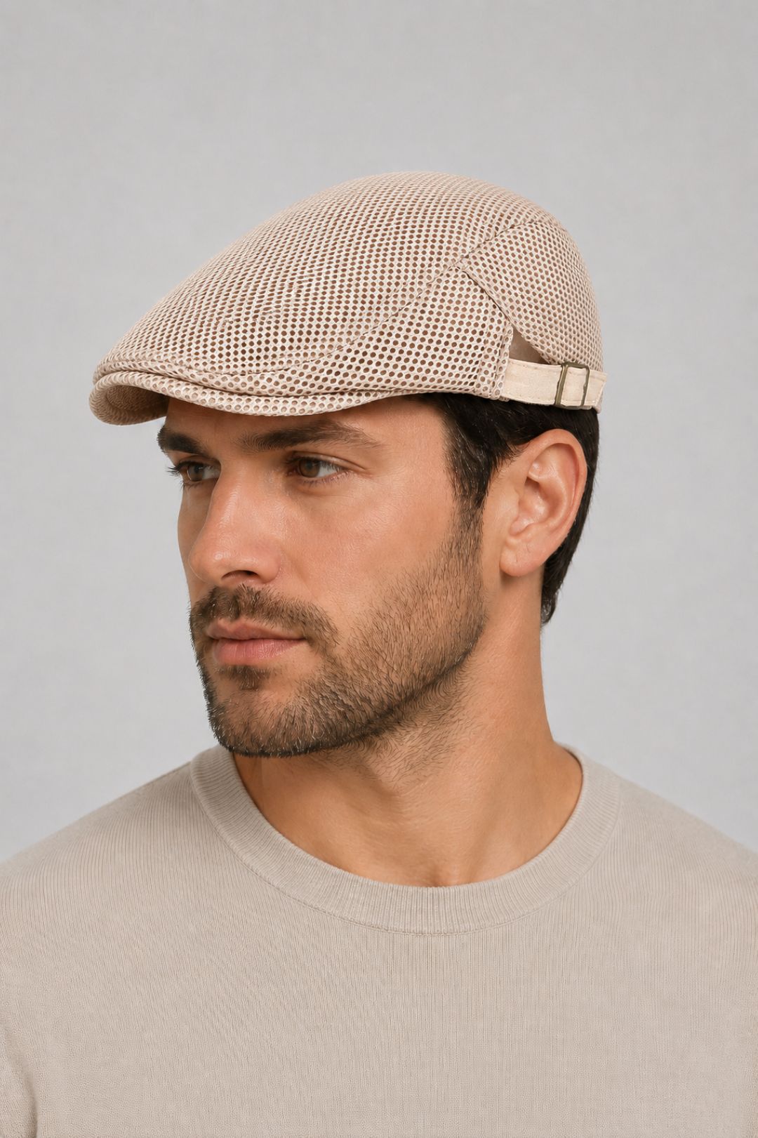 Klassische Herrenkappe | Atmungsaktives Mesh | Leicht &amp; stilvoll | Sommer
