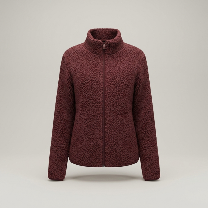 Anja | Damen Fleecejacke mit Stehkragen