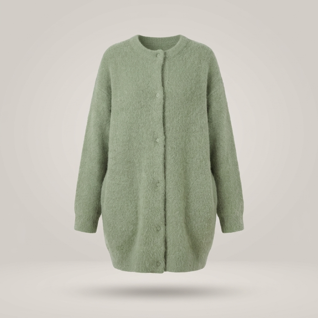 Daphne | Damen Strickjacke mit Knopfleiste
