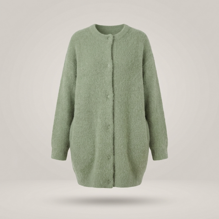 Daphne | Damen Strickjacke mit Knopfleiste