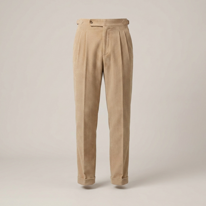 Nicolai | Herren Klassische Bundfaltenhose