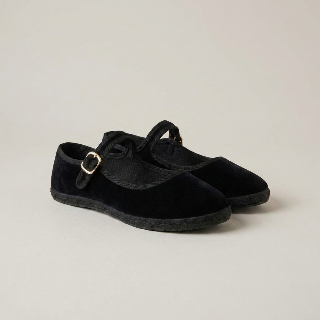 Felicia | Damen Mary-Jane mit Schnalle Ballerinas