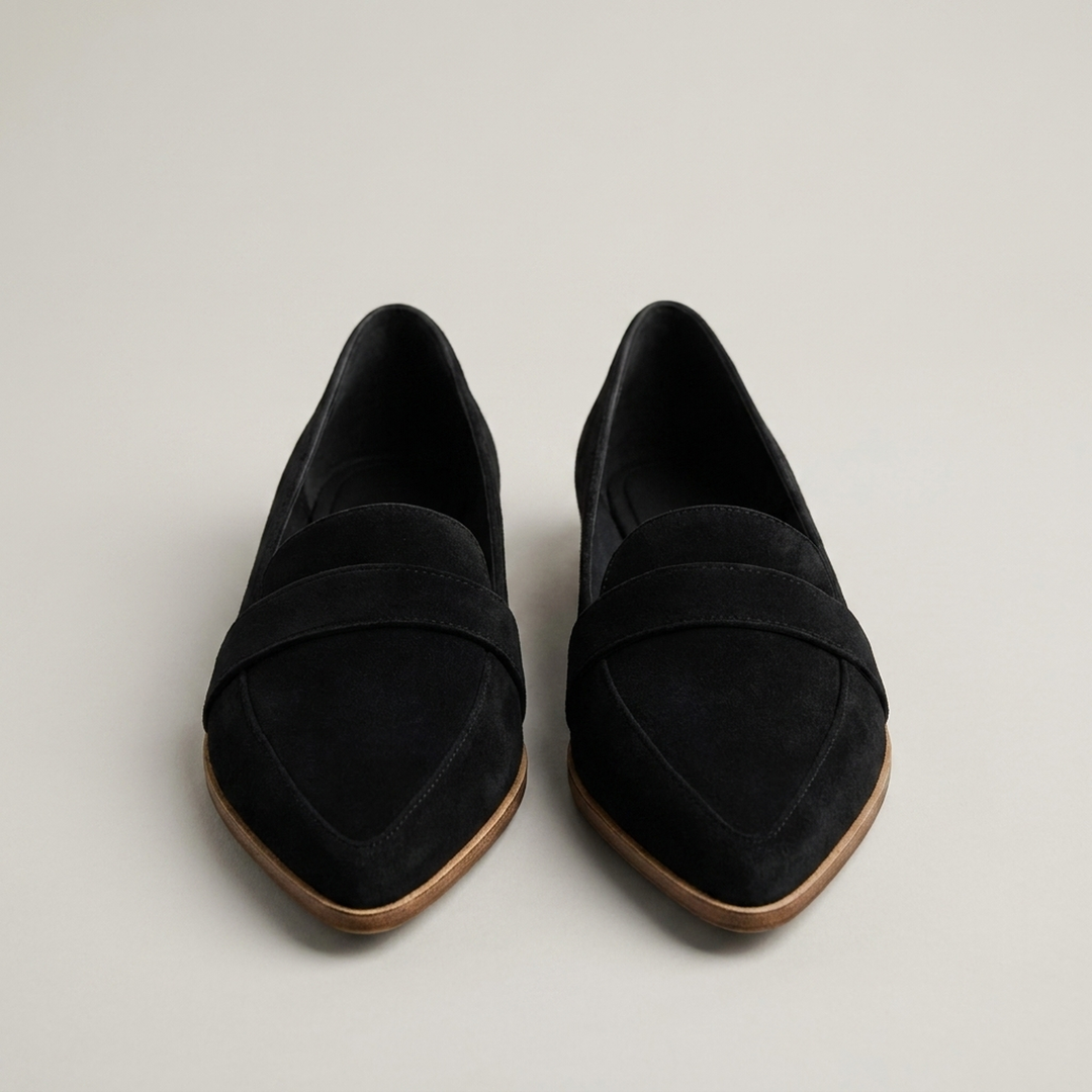 Marie | Damen Klassische Slipper mit Riemendetail