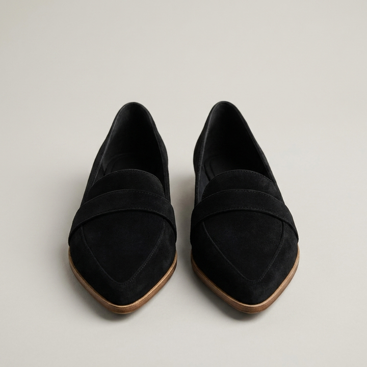Marie | Damen Klassische Slipper mit Riemendetail