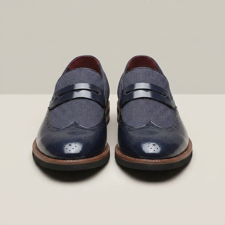 Bernward | Herren Klassische Loafer Brogue Schuhe