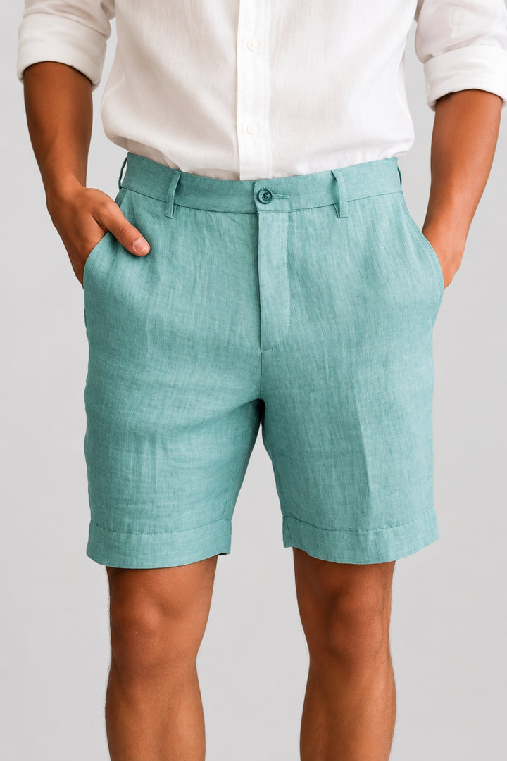 Herren Shorts | Straight | Mit Knopf | Sommer