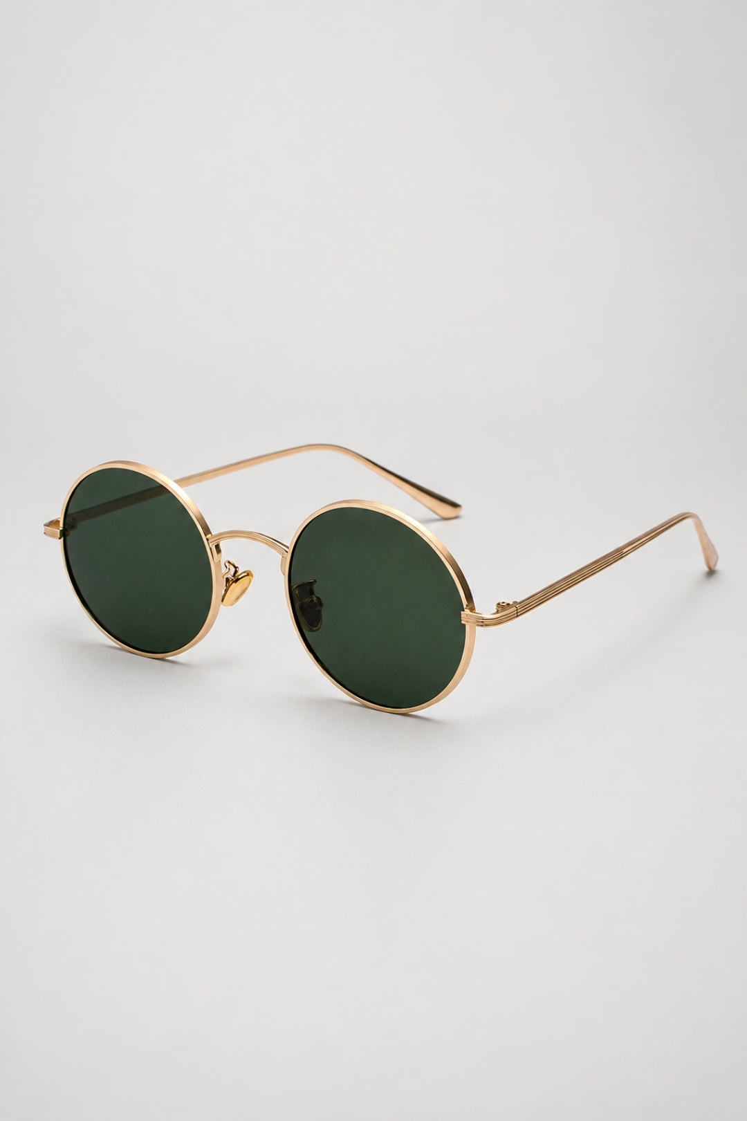 Herren-Sonnenbrille mit runder Passform | Metallrahmen und klassisches Vintage-Retro-Design