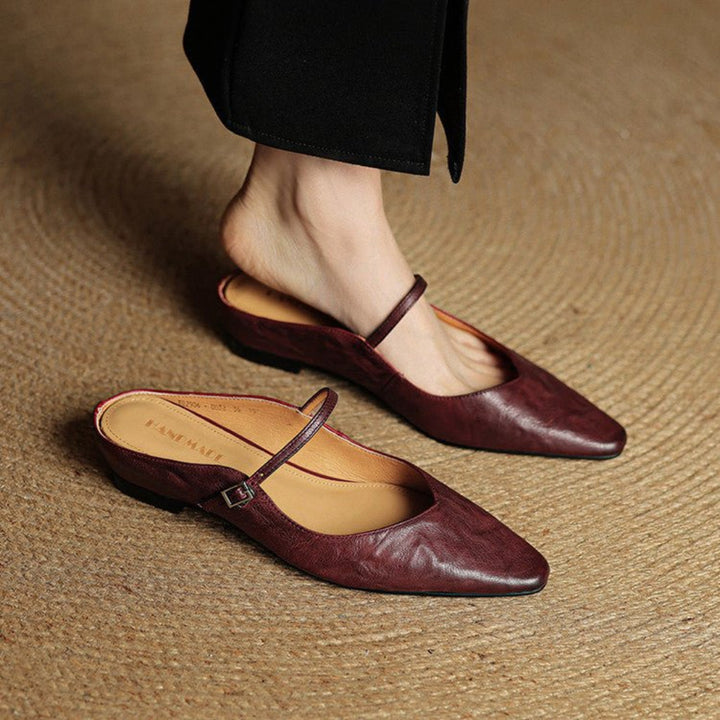 Magdalena | Damen Mules mit spitzer Spitze