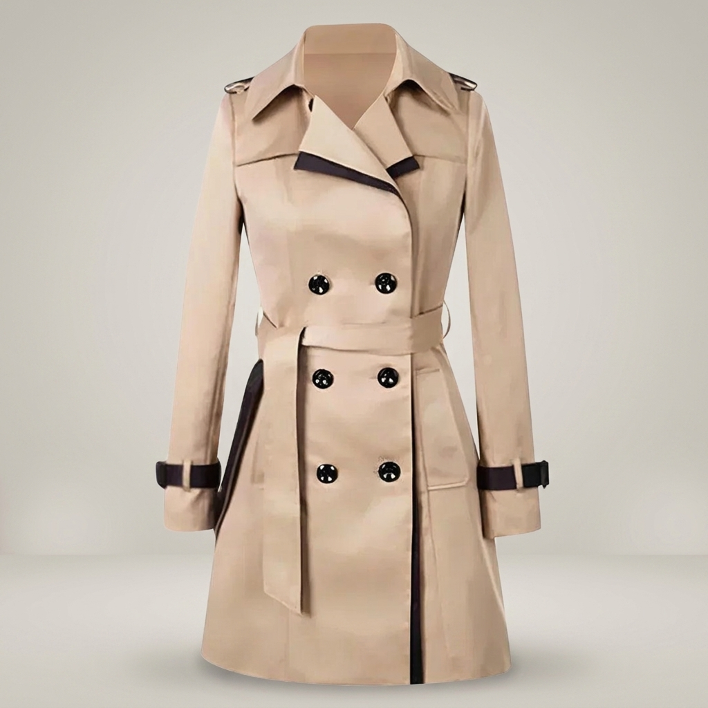 Selina | Klassischer Mantel mit elegantem Taillengürtel Trenchcoat