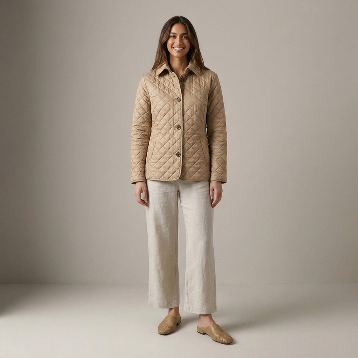 Anke | Klassische Damenjacke mit Rautensteppung Steppjacke